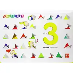 NUEVO COLORINES 3 AÑOS 1ER TRIMESTRE 13 GRUPO SM 9788467560732