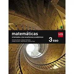 3º ESO MATEMÁTICAS B (Orientadas a las Enseñanzas Académicas) SAVIA-15 GRUPO SM 9788467576221