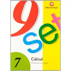 Material NOU-SET CÀLCUL QUADERNS NADAL PRIMÀRIA Nº 7 DIVIDIR PER UNA XIFRA ISBN 9788478870318