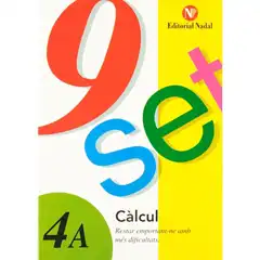 NOU-SET CÀLCUL QUADERNS NADAL PRIMÀRIA Nº 4A RESTAR PORTANT-NE AMB MÉS DIFICULTAT ISBN 9788478872664