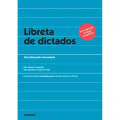 LIBRETA DE DICTADOS SECUNDARIA AZUL ADDITIO REF. D122_AZ