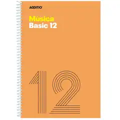 Material CUADERNO DE MÃSICA BASIC 12 NARANJA ADDITIO REF. M14_NA