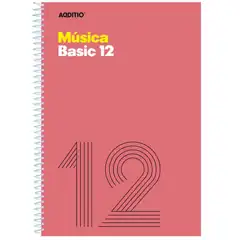 Material CUADERNO DE MÃSICA BASIC 12 ROSA ADDITIO REF. M14_RS