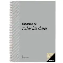 Material CUADERNO DE TODAS LAS CLASES PROFESORADO GRIS ADDITIO REF. P222_GR 75495