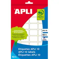 Material ETIQUETAS EN SOBRE APLI 8X12 MM. (1632)