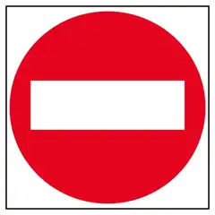 Material BLISTER PROHIBIDO EL PASO 1HJ APLI REF. 844