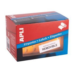 Material ROLLO ETIQUETA PRECIO FLUOR PVP EU 16X22 APLI (10088)