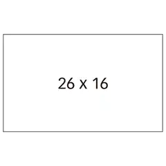 PACK 6 ROLLO 1000 ETQ 26X16 BL PERM. ROLLO APLI REF. 100917