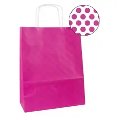 BOLSA KRAFT FUCSIA 25X11X31 50U APLI REF. 101838