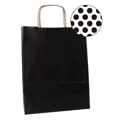 BOLSA KRAFT NEGRO 25X11X31 50U APLI REF. 101840