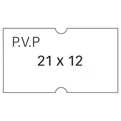 PACK 6 ROLLO 1000 ETQ 21X12 BL REMO.PVP APLI REF. 101949