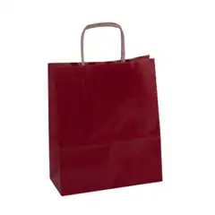 BOLSA KRAFT ROJA 18x8x21 50U APLI REF. 102068