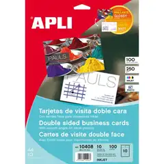 BLISTER TARJETA FIRST GL/MAT250G.10H APLI REF. 10408