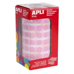 Material ROLLO GOMETS REDONDOS 10,5 ROSA APLI REF. 11479