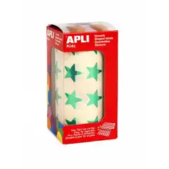 ROLLO GOMETS ESTRELLA 19,5MM VE. MET APLI REF. 12054