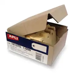 Material CAJA ETIQUETA CON ARANDELA 60X26 APLI REF. 121370