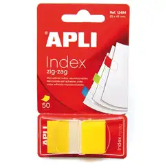 INDICE 25x45 ZIGZAG 50HJ AMARILLO FILM APLI REF. 12484