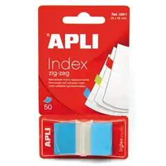 INDICE 25x45 ZIGZAG 50HJ AZUL FILM APLI REF. 12611