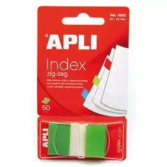 INDICE 25x45 ZIGZAG 50HJ VERDE FILM APLI REF. 12612