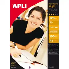 BLISTER PAPEL INK MATT Q. 120GR 100H APLI REF. 12626