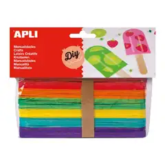 Material BLISTER PALO POLO COLORES 150X18MM 40U APLI REF. 13269