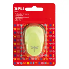 PERFORADORA PAPEL LIBELULA VERDE 16MM APLI REF. 13630