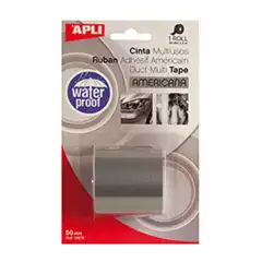 CINTA ADHJ AMERICANA GRIS 50MM X 5M APLI REF. 13678
