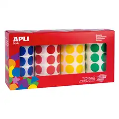 PACK 4ROLLO GOMET Ø20 AZ./RO./AM./VE. 7080U APLI REF. 13793