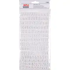 ABC STICKERS EVA BLANCO 2H APLI REF. 13886