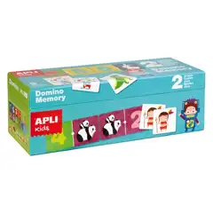 CAJA DUO JUEGO DOMINO + MEMORY APLI REF. 14116