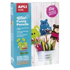 Material CAJA KIT WILD FUNNY PENCILS FIELTRO 3U APLI REF. 14350