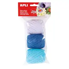 RAFIA NATURAL TONOS MARINE 3U 30MTS/UN APLI REF. 14414