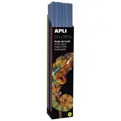 Material ROLLO PAPEL KRAFT 1 X 10M. AZUL APLI REF. 14435
