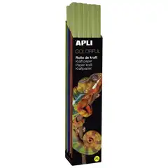 Material ROLLO PAPEL KRAFT 1 X 25M. VERDE APLI REF. 14444