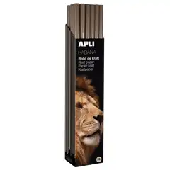 Material ROLLO PAPEL KRAFT 1 X 50M. MARRÓN APLI REF. 14461