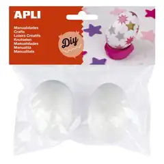 BLISTER HUEVOS POREXPAN ÃƒÂ˜65MM 2U APLI REF. 14797