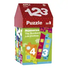 CAJA PUZZLE CASITA 123 30 U APLI REF. 14806