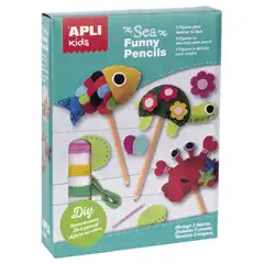 Material CAJA KIT SEA FUNNY PENCILS FIELTRO 3U APLI REF. 15142