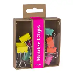 FLUOR BINDER CLIPS 12U APLI REF. 15153