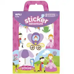 CAJA STICKER ADVENTURE PRINCESA 2U APLI REF. 15167