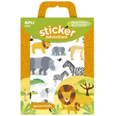 CAJA STICKER ADVENTURE SABANNAH 2U APLI REF. 15168