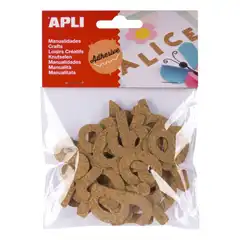 BLISTER LETRAS CORCHO ADHESIVAS 52U. APLI REF. 16829