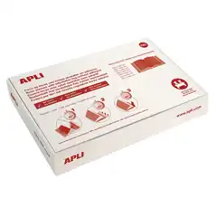 CAJA FORRO LIBRO AJUSTABLE 295MM 100U. APLI REF. 16908