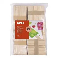 BLISTER PALO POLO NATURAL VARIAS MEDIDAS 800U APLI REF. 17454