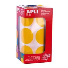 ROLLO GOMETS REDONDOS 33,0 AMARILLO APLI REF. 17865