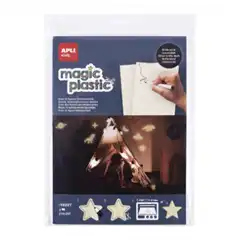 Material PLASTICO MAGICO GLOW IN THE DARK 3HJ APLI (18227)