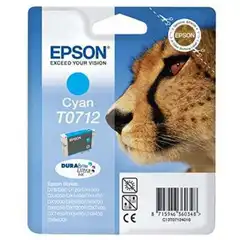 EPSON T0712 (C13T07124012) TINTA ORIGINAL CYAN 20217