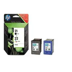 HP DESKJET 3920/3940 PSC 1410 PACK CARTUCHO NEGRO Nº21 + COLOR Nº22(5ML)