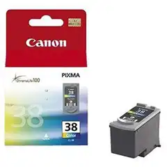 Material CANON CL 38 (2146B001) TINTA ORIGINAL TRICOLOR 20230