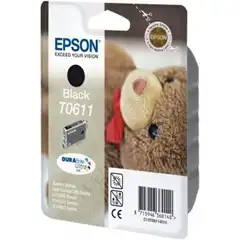 Material EPSON T0611 (C13T06114010) TINTA ORIGINAL NEGRO 20233